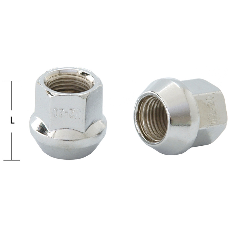 Гайка М12x1,5 (21) hex19 открытая Конус CH, H-1107