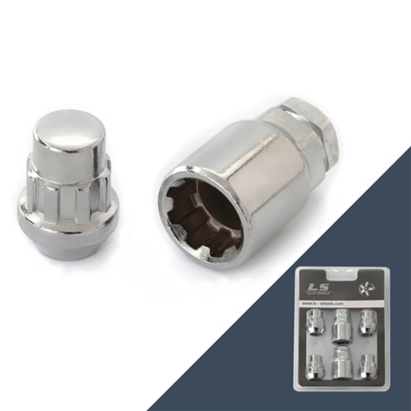 Гайка секрет. M12x1,25 (32) конус, закрытая, 4+1 ключ, CH (КИТАЙ) H-20605 LS