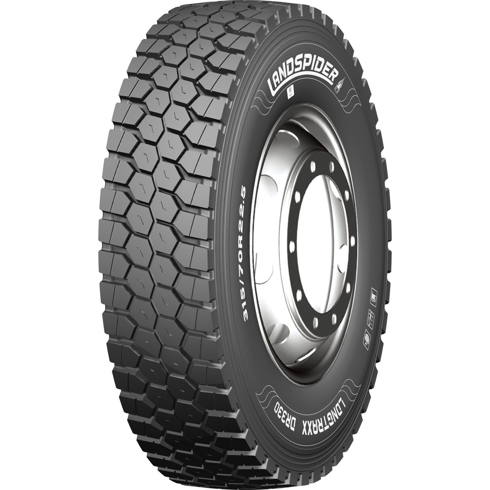 315/80R22,5 154/151M (157/154L) Longtraxx DR330 TL M+S 3PMSF 20PR КИТАЙ