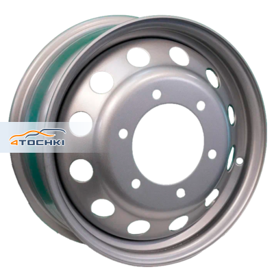 6x16/6x180 ET109,5 D138,8 Ford Transit Dual Silver (RZA35565FO) (6,2 мм) 1 350 кг