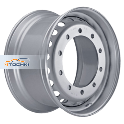 11,75x22,5/10x285,75 ET120 D220 M22 Silver (GT070-03) Aluminium Forged