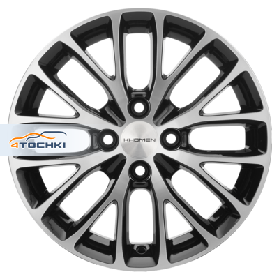 6x15/4x100 ET40 D60,1 KHW1506 (Logan) Black-FP