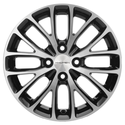 6x15/4x100 ET50 D60,1 KHW1506 (Vesta) Black-FP