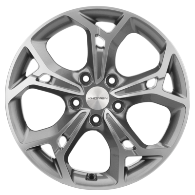 Khomen Wheels R17 7J PCD 5x114,3 ET45 D60,1 KHW1702 (ChanganGeelyLexusToyota) Gray-FP