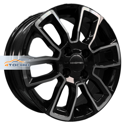5,5x14/4x100 ET45 D56,1 KHW1406 (Honda Civic) Black-FP