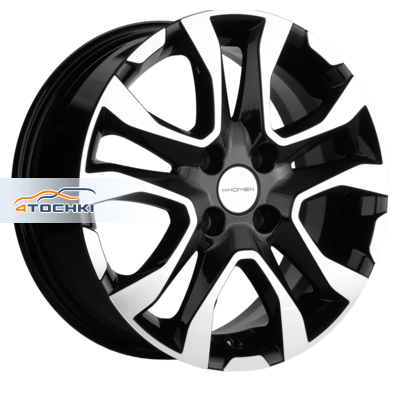 6x15/4x100 ET50 D60,1 KHW1503 (Vesta) Black-FP