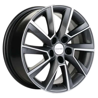 6x15/5x100 ET38 D57,1 KHW1507 (Rapid/Fabia) Gray-FP