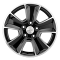 6,5x16/5x110 ET45 D67,1 KHW1601 (DFM 580) Black-FP