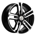 6,5x16/5x139,7 ET40 D98,5 KHW1602 (Niva 4x4) Black-FP