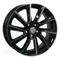 6x16/5x100 ET40 D54,1 KHW1604 (Prius) Black-FP