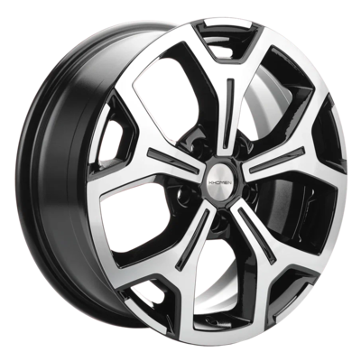 Khomen Wheels R17 6,5J PCD 5x120 ET55 D65,1 KHW1710(2) (VW Transporter) Black-FP