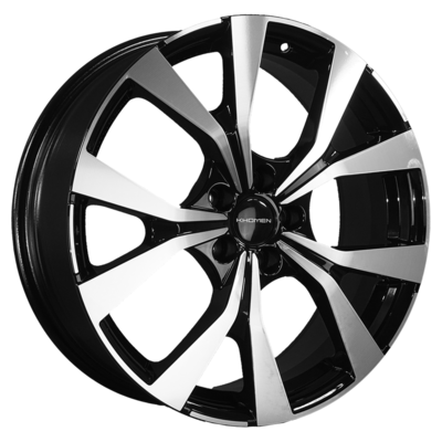 Khomen Wheels R19 7J PCD 5x108 ET33 D60,1 KHW1906 (Chery Tiggo 7 Pro) Black-FP