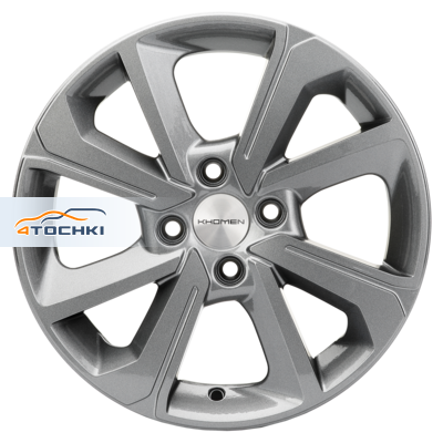6x15/4x100 ET50 D60,1 KHW1501 (Vesta) Gray