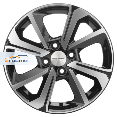 6x15/4x100 ET50 D60,1 KHW1501 (Vesta) Black-FP