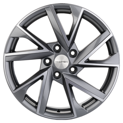Khomen Wheels R17 7J PCD 5x112 ET40 D57,1 KHW1714 (KodiaqTiguan) Gray-FP