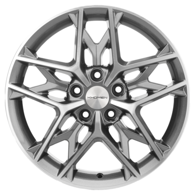 Khomen Wheels R17 7J PCD 5x114,3 ET45 D60,1 KHW1709 (ChanganGeelyLexusToyota) Gray-FP