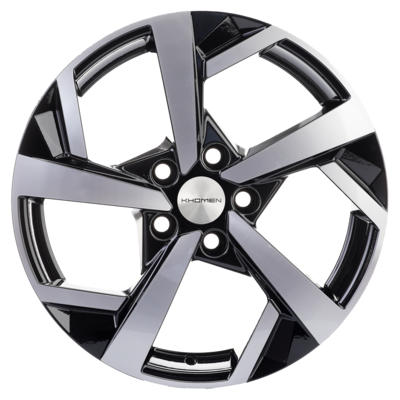 Khomen Wheels R17 7J PCD 5x114,3 ET45 D66,1 KHW1712 (TeanaX-Trail) Black-FP