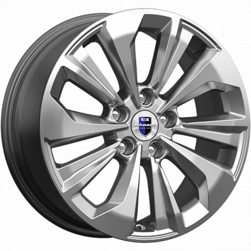 7x17/5x114,3 ET37 D66,6 Авиор (КС936) Дарк платинум брайт