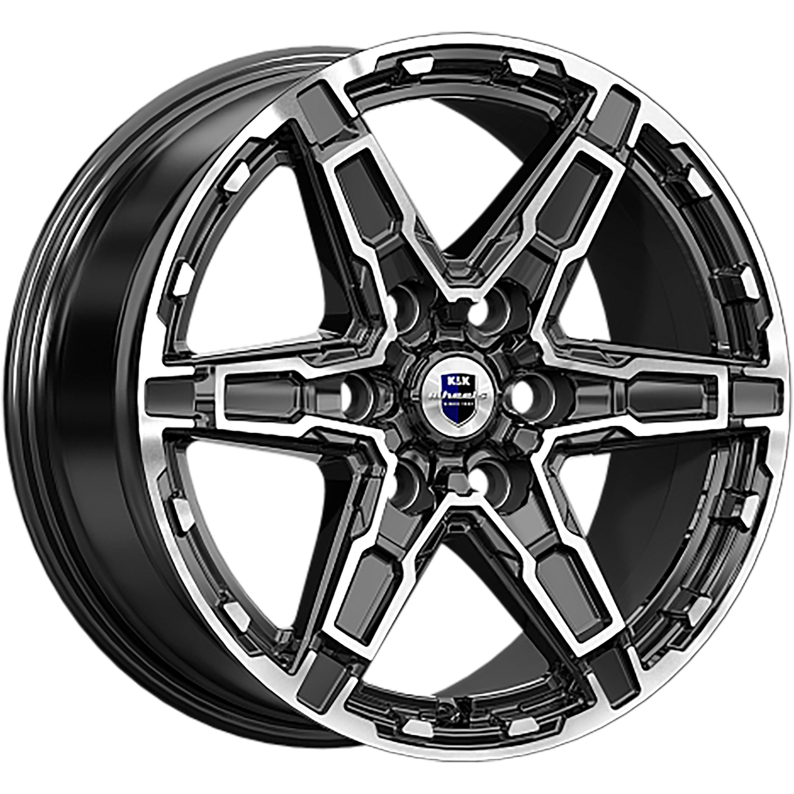 8x18/6x114,3 ET25 D66,1 Дистрикт (КС1159) Алмаз черный