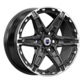 8x18/6x114,3 ET42 D66,1 Дистрикт (КС1159) черный бриллиант