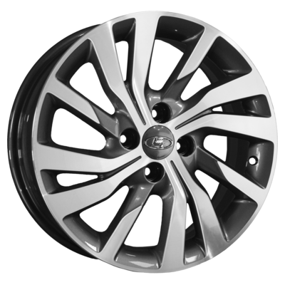 K&K R16 6J PCD 4x100 ET41 D60,15 Fenix (X-Ray) (КС734) Алмаз антрацит
