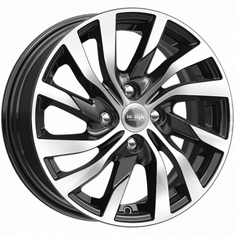 6x15/4x100 ET50 D60,1 Lada Vesta (КС882) Алмаз черный