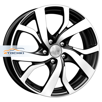 6,5x16/5x114,3 ET47 D66,1 Палермо-оригинал (КС607) Алмаз черный КС607