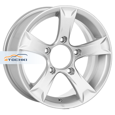 6,5x15/5x139,7 ET30 D98 Триал (КС621) Сильвер