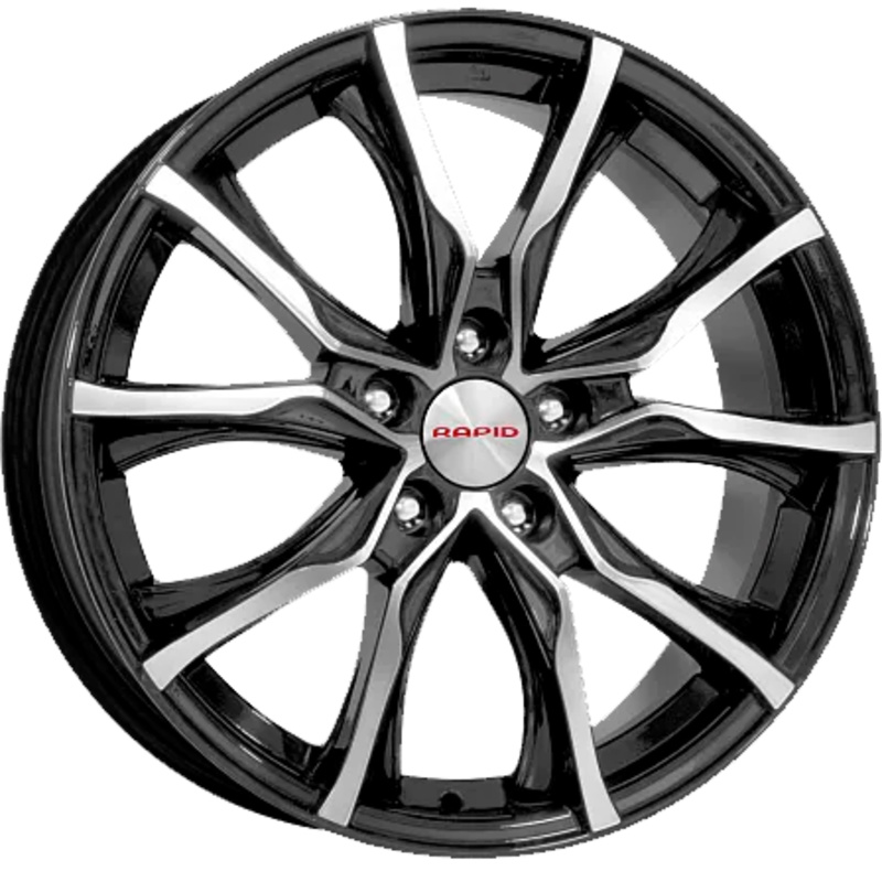 7,5x17/5x120 ET43 D72,6 Твист (КС697М) Алмаз черный