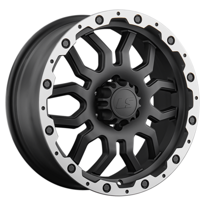 LS R17  7,5J  PCD 6x114,3 ET40 ЦО 66,1 1285 MBL (конус, Колпак+лого)