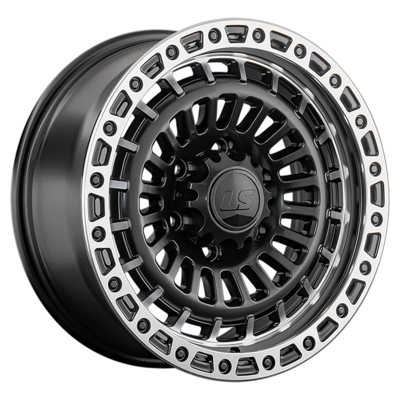 LS R18  9J  PCD 6x139,7 ET30 ЦО 100,1 1348 BKSL (конус, Колпак+лого)