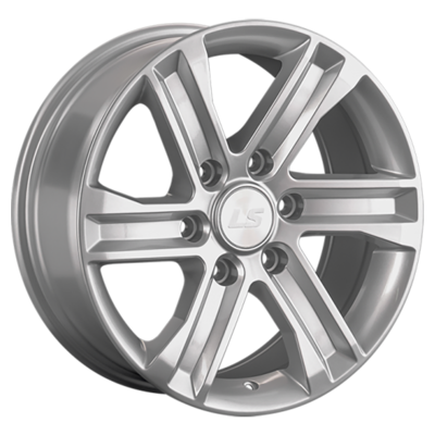 LS R17  8J  PCD 6x139,7 ET36 ЦО 100,1 1359 Sil (конус, Колпак+лого)