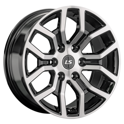 LS R17  8,5J  PCD 6x139,7 ET25 ЦО 106,1 1367 BKF (конус)