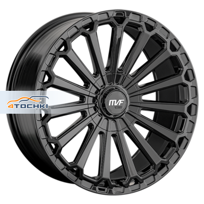 9x18/6x139,7 ET15 D106,1 RC80 BK (конус, Колпак+лого)