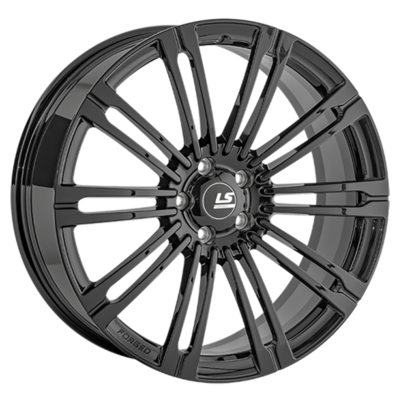 LS Forged R22  9J  PCD 5x120 ET43 ЦО 72,6 LS FG16 BK (конус, C570)