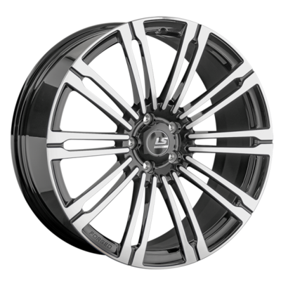 LS Forged R22  9,5J  PCD 5x120 ET49 ЦО 72,6 LS FG16 BKF (конус, C570)
