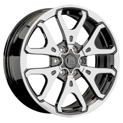 LS Forged R18  7,5J  PCD 6x139,7 ET38 ЦО 67,1 LS FG20 BKF (конус, C570)