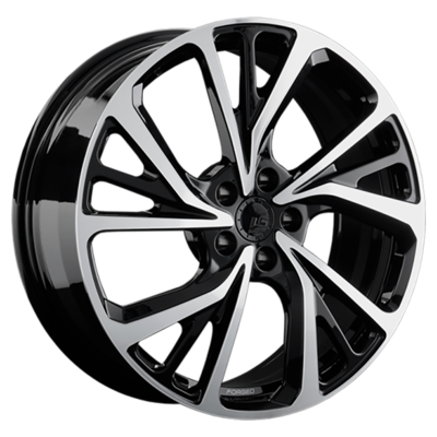 LS Forged R19  7,5J  PCD 5x114,3 ET35 ЦО 60,1 LS FG22 BKF (конус, C570)