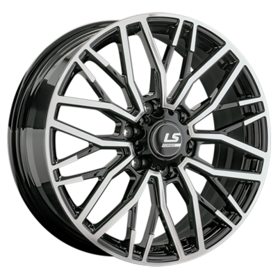 LS Forged R20  8J  PCD 6x114,3 ET46 ЦО 67,1 LS FG33 BKF (конус, Колпак+лого)