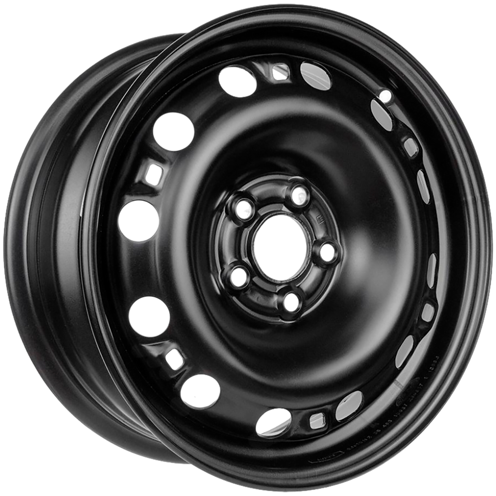 6x15/5x100 ET38 D57,1 15007 AM Black VW251/SK351 - Polo/Rapid