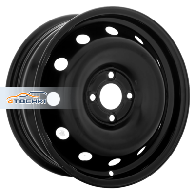 6x15/4x98 ET35 D58,5 15012 AM Black VAZ 2110 & later, Fiat Panda