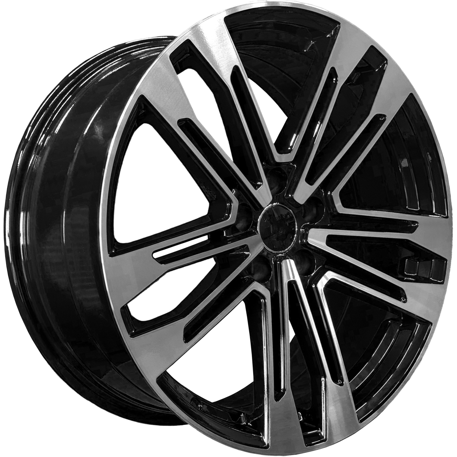 9x20/5x112 ET37 D66,45 3044 Gloss Black Machine Face (PDW)