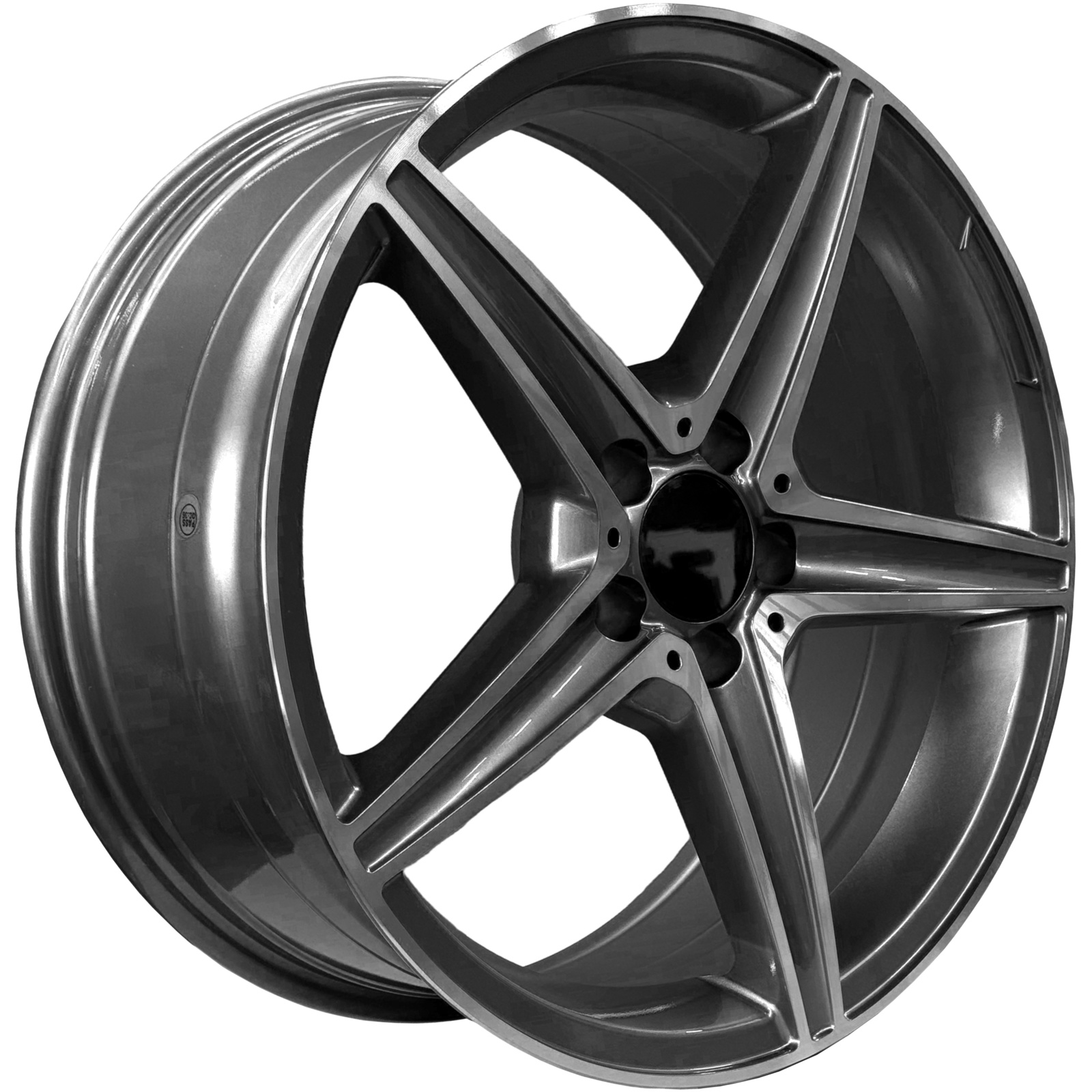 9x19/5x112 ET38 D66,6 5261 Grey Machine Face (PDW)