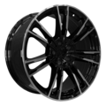 8,5x19/5x112 ET28 D66,6 5380 Gloss Black Machine Face (PDW)