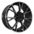 9,5x19/5x112 ET33 D66,6 5407 Gloss Black Machine Face (PDW)