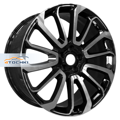 9,5x22/5x120 ET45 D72,56 7013 Gloss Black Machine Face (PDW)