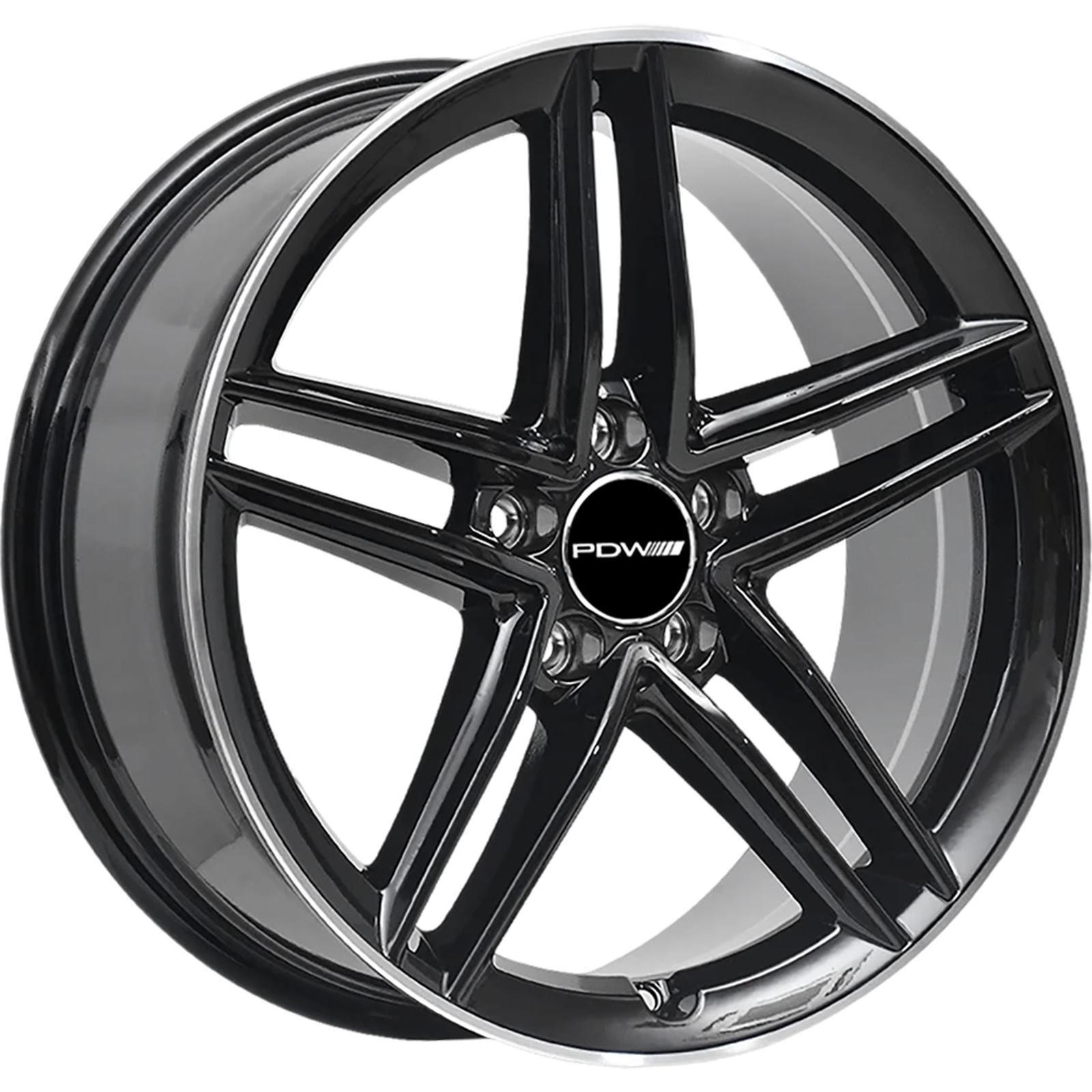 8,5x18/5x112 ET40 D66,56 FF2127 Gloss Black Machine Edge (PDW)