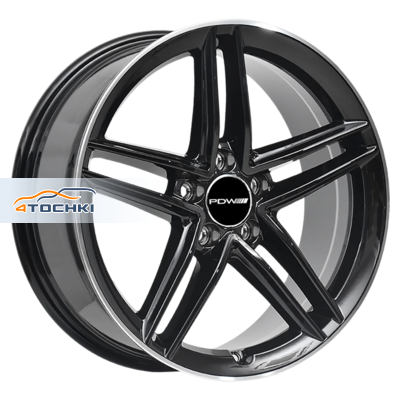 8,5x18/5x112 ET40 D66,56 FF2127 Gloss Black Machine Edge (PDW)