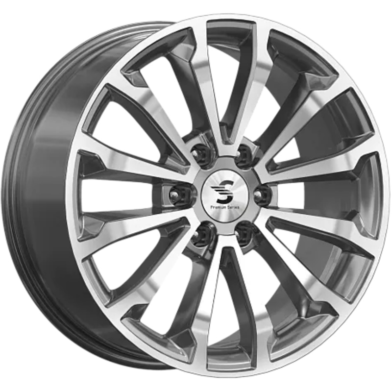 8,5x20/6x139,7 ET30 D77,9 КР006 (Patrol) Diamond Gloss Graphite (78876)