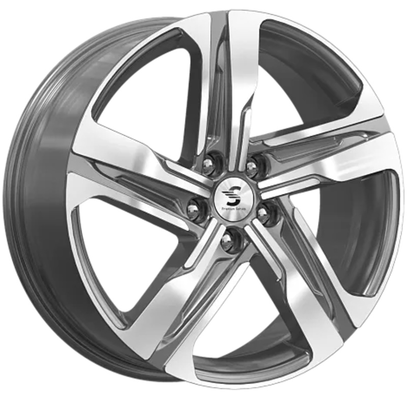 7,5x19/5x114,3 ET53 D67,1 КР004 (Tucson) Diamond Gloss Graphite (77570)